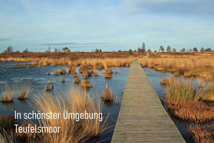 Ferienwohnung  Bremen Oberneuland. 4 Gäste, 1 Schlafzimmer, Doppelschlafcouch im Wohnzimmer, 1 Badezimmer, 1 Küche Anbieter: Elin-Astrid Becker (Privatperson) Sprachen: Englisch, Deutsch